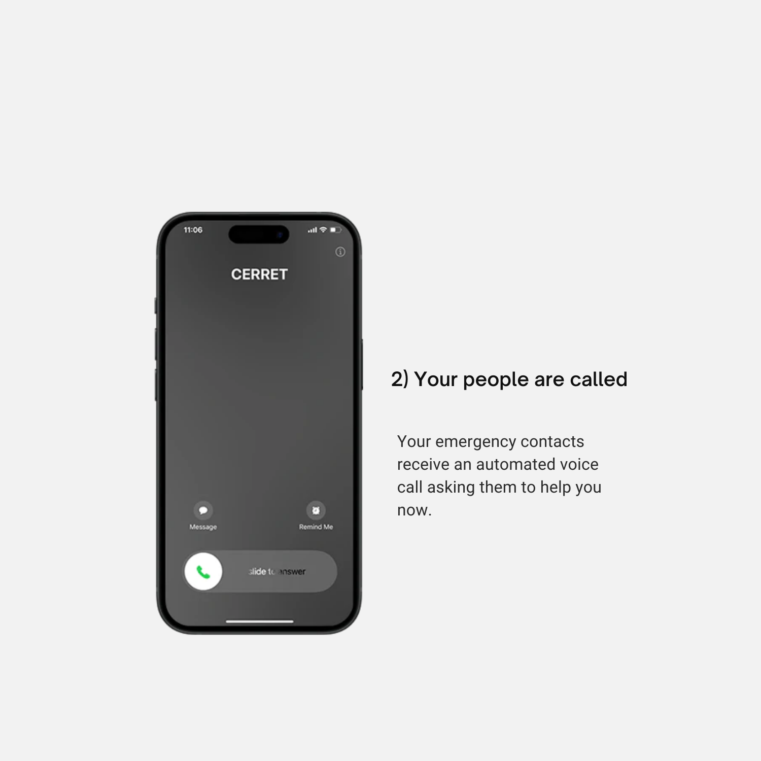 The Cerret Rose Gold Plated Luxury Safety Bracelet