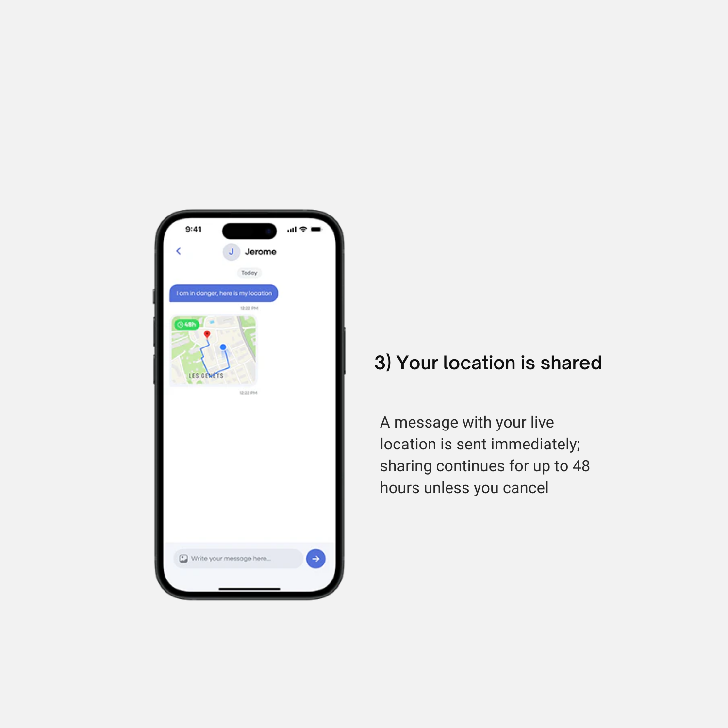 The Cerret Silver 925 Plated Luxury Safety Bracelet
